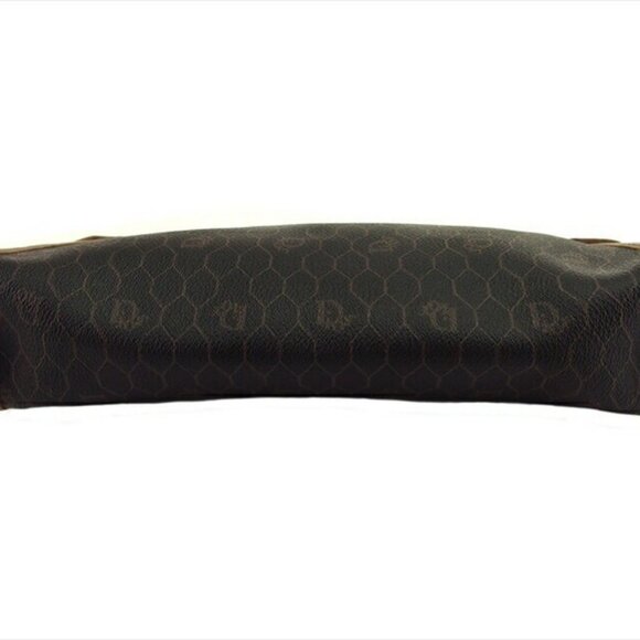 DIOR Clutch Bag Honeycomb PVC x Leather Authentic USED - Picture 6 of 8
